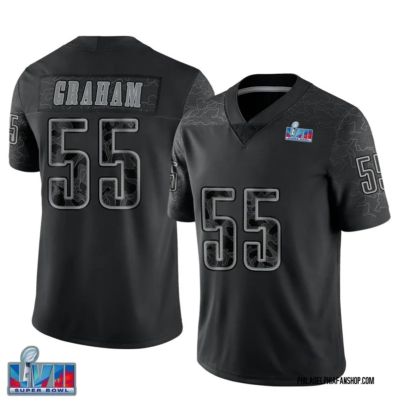 Brandon Graham 55 Philadelphia Eagles Super Bowl LVII Champions Women Game  Jersey - Black - Bluefink