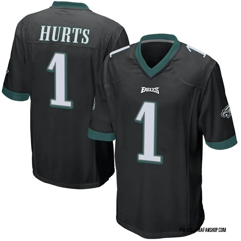 White Men's Jalen Hurts Philadelphia Eagles Game Jersey