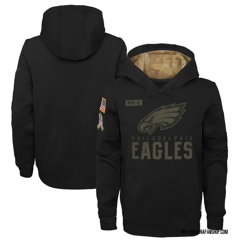 men's philadelphia eagles salute to service hoodie