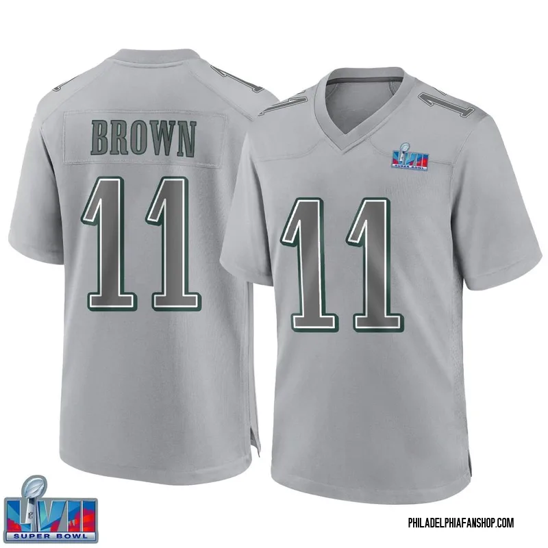 AJ Brown Philadelphia Eagles Youth Mainliner Name & Number T-Shirt - Black  - Dynasty Sports & Framing