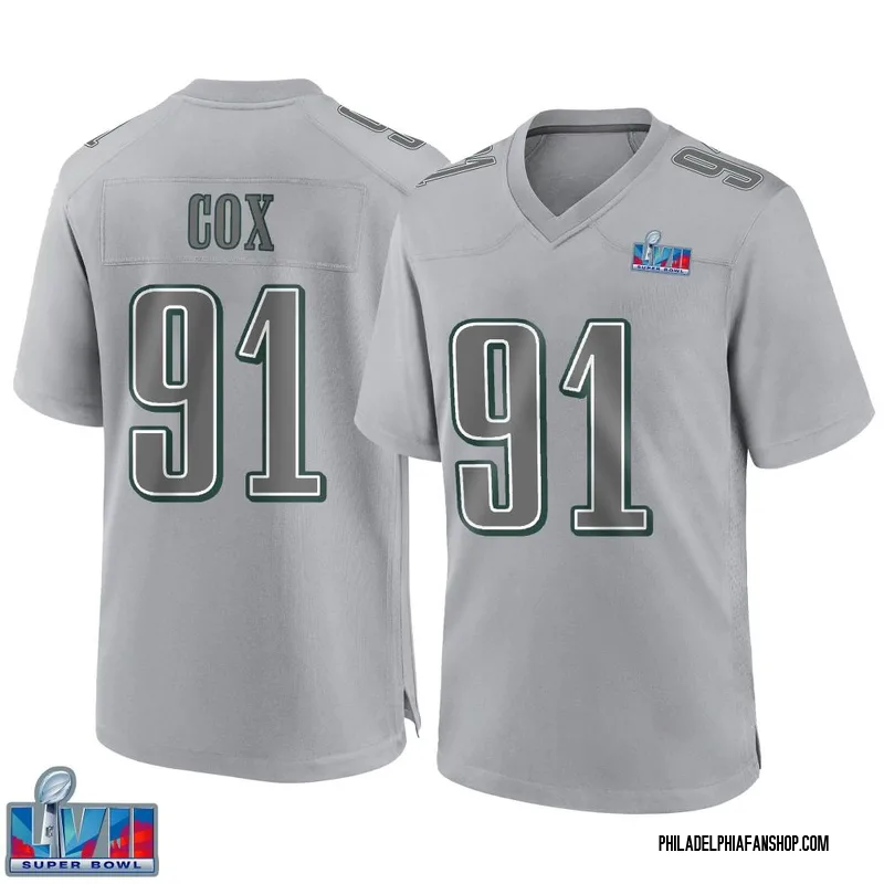 Fletcher Cox 91 Philadelphia Eagles Super Bowl LVII Champions Men Game  Jersey - Black - Bluefink