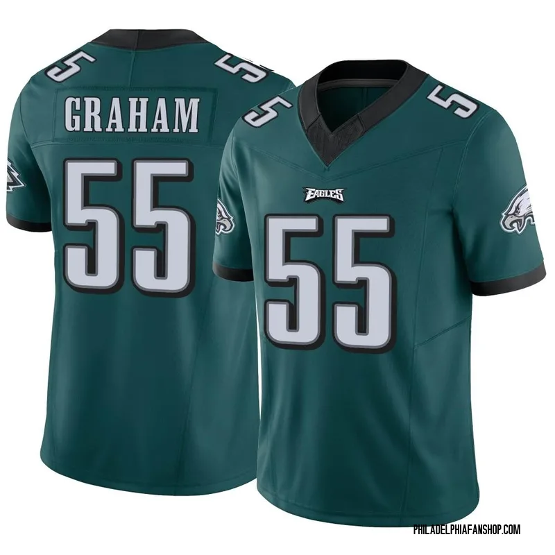 Limited Men's Brandon Graham Midnight Green Jersey - #55 Football  Philadelphia Eagles Player Name & Number Tank Top Size 40/M