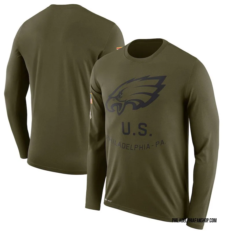 mens long sleeve eagles shirt