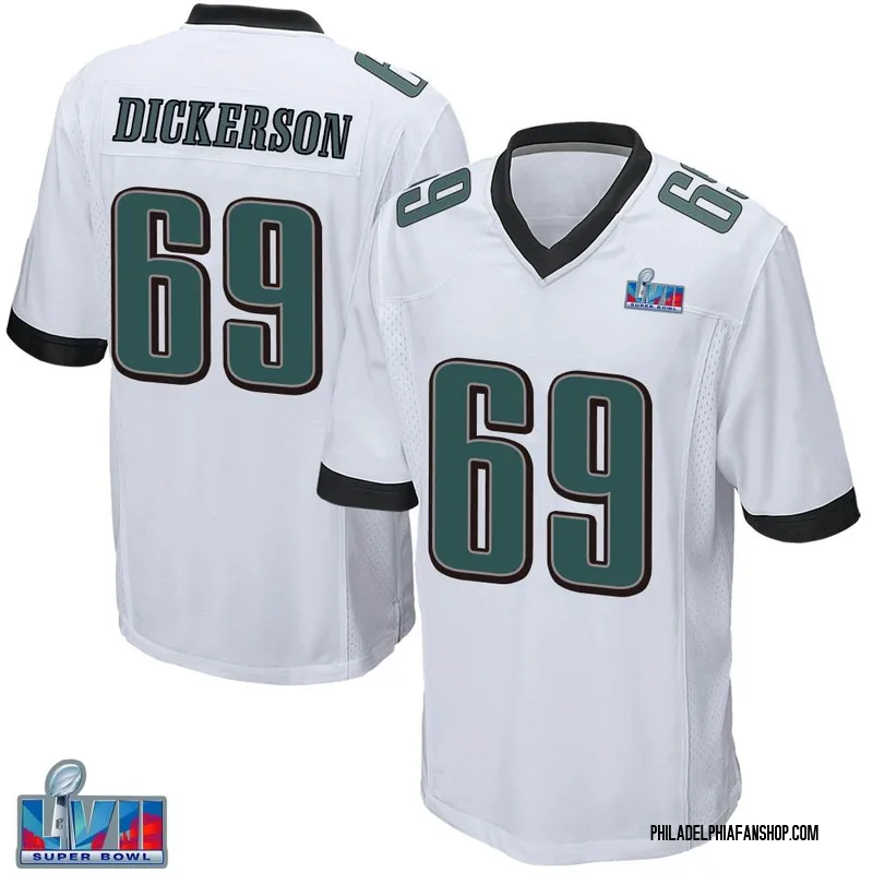 Landon Dickerson 69 Philadelphia Eagles Super Bowl LVII Patch Atmosphere  Fashion Game Jersey - Gray - Bluefink